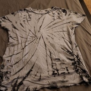 Distressed Tie Dye Shirt